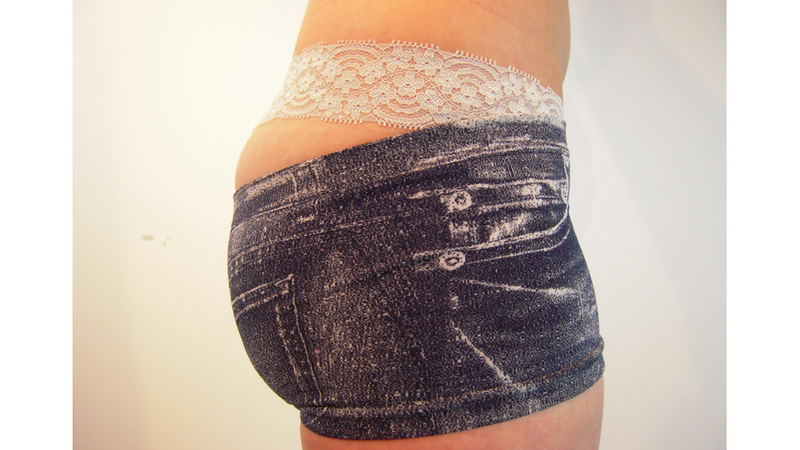 Illustration for article titled This Is What Happens When Jeans, Leggings, & Underpants Mix